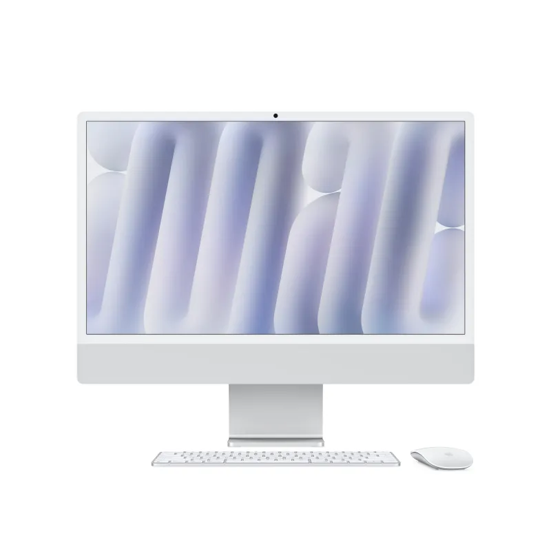 Моноблок Apple iMac 24" Retina 4,5K, M4 (10C CPU, 10C GPU, 2024), 16 ГБ, 256 ГБ SSD, серебристый